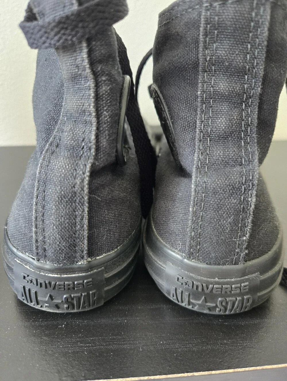 Black Hightop Converse All-stars